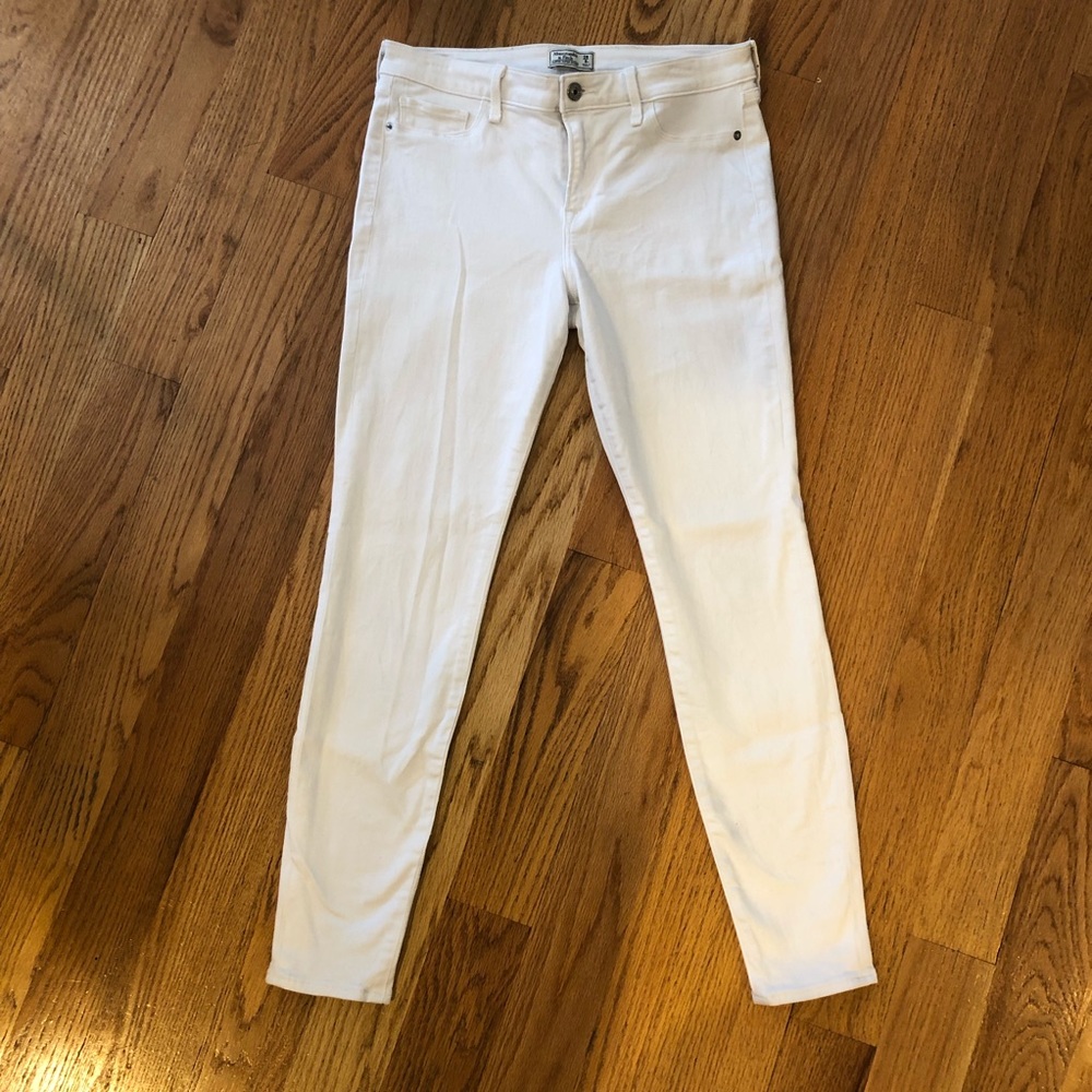 Abercrombie white jeans